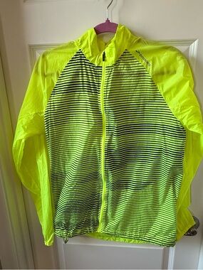 Brooks Neon Yellow Reflective Run Jacket